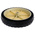 Guitel Hervieu Black, White Rubber Trolley Wheel, 50kg