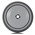 Tente Grey Rubber Non-Marking Trolley Wheel, 100kg