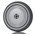Tente Grey Rubber Non-Marking Trolley Wheel, 100kg