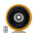 Tente Brown Polyurethane Corrosion Resistant Trolley Wheel, 800kg