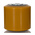 Tente Yellow Polyurethane Sealed Bearings Trolley Wheel, 800kg