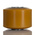 Tente Yellow Polyurethane Sealed Bearings Trolley Wheel, 600kg