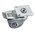 Tente Braked Swivel Castor Wheel, 80kg Capacity, 75mm Wheel