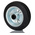 Tente Black Rubber Roller Bearing Trolley Wheel, 70kg