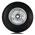 Tente Black Rubber Roller Bearing Trolley Wheel, 100kg