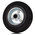 Tente Black Rubber Roller Bearing Trolley Wheel, 100kg