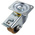 Tente Braked Swivel Castor Wheel, 660kg Capacity, 125mm Wheel