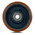 LAG Blue, Orange Polyurethane Abrasion Resistant, High Load Capacity, Laceration Resistant, Non-Marking Trolley Wheel,