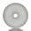LAG White Polyamide Hygienic, Low Rolling Resistance, Non-Marking Trolley Wheel, 150kg