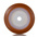 LAG Orange, White Polyurethane Abrasion Resistant, Hygienic, Laceration Resistant, Non-Marking Trolley Wheel, 120kg