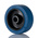 LAG Black, Blue Rubber Non-Marking, Quiet Operation, Shock Absorbing Trolley Wheel, 150kg