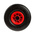 RS PRO Black Rubber Puncture Proof Trolley Wheel, 150kg