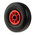 RS PRO Black Rubber Puncture Proof Trolley Wheel, 150kg