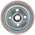 LAG Black, Grey Rubber Non-Marking, Quiet Operation, Shock Absorbing Trolley Wheel, 60kg