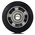 Tente Black Rubber Corrosion Resistant, Vulcanized Trolley Wheel, 600kg