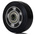 Tente Black Rubber Corrosion Resistant, Vulcanized Trolley Wheel, 600kg