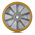 Tente Yellow Polyurethane Corrosion Resistant Trolley Wheel, 1600kg