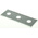 Steel Rectangular Bracket 3 Hole, 14.3mm Holes, 120 x 40mm
