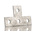 Steel T Shape Bracket 4 Hole, 14.3mm Holes, 136.5 x 88.9mm