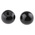 RS PRO Black Ball Clamping Knob, M6, Threaded Hole