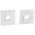 Stainless Steel Square Bracket 1 Hole, 13mm Holes, 41.3 x 41.3mm