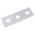 Stainless Steel Rectangular Bracket 3 Hole, 14.3mm Holes, 120 x 40mm