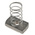 Unistrut Channel Nut, M8, Nut Base Dimensions 41 x 41mm, Stainless Steel, 0.03kg
