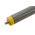 Interroll PVC Round Conveyor Roller Spring Loaded 20mm Dia. x 400mm L, 5N Load Capacity Steel, 6mm Spindle, 417mm