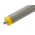 Interroll PVC Round Conveyor Roller Spring Loaded 20mm Dia. x 400mm L, 5N Load Capacity Steel, 6mm Spindle, 417mm