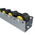 Interroll Polyamide Round Conveyor Roller Flanged 50mm Dia. x 65mm L, 30kg Load Capacity, 8mm Spindle, 63mm Overall
