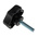 RS PRO Black Multiple Lobes Clamping Knob, M6, Threaded Stud