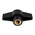 RS PRO Black Wing Clamping Knob, M10, Threaded Through Hole