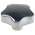 RS PRO Silver Multiple Lobes Clamping Knob, M12, Threaded Hole
