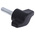 RS PRO Black Wing Clamping Knob, M6, Threaded Stud