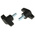 RS PRO Black Wing Clamping Knob, M8, Threaded Stud