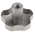 RS PRO Silver Multiple Lobes Clamping Knob, M12, Threaded Hole