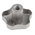 RS PRO Silver Multiple Lobes Clamping Knob, M10, Threaded Hole