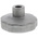 RS PRO Silver Multiple Lobes Clamping Knob, M12, Threaded Through Hole