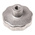 RS PRO Silver Multiple Lobes Clamping Knob, M10, Threaded Hole