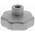 RS PRO Silver Multiple Lobes Clamping Knob, M8, Threaded Through Hole