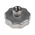 RS PRO Silver Multiple Lobes Clamping Knob, M10, Threaded Through Hole