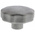RS PRO Silver Multiple Lobes Clamping Knob, M8, Threaded Hole