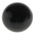RS PRO Black Ball Clamping Knob, M8, Threaded Hole