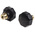 RS PRO Black Multiple Lobes Clamping Knob, M6, Threaded Hole