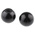 RS PRO Black Duroplast Ball Clamping Knob, Unthreaded Hole