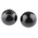 RS PRO Black Duroplast Ball Clamping Knob, Unthreaded Hole
