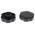 RS PRO Black Multiple Lobes Clamping Knob, M6, Unthreaded Hole