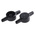 RS PRO Black 2-Arm Clamping Knob, M8, Unthreaded Hole