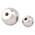 RS PRO Silver Ball Clamping Knob, M6, Threaded Hole