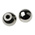 RS PRO Silver Ball Clamping Knob, M8, Threaded Hole